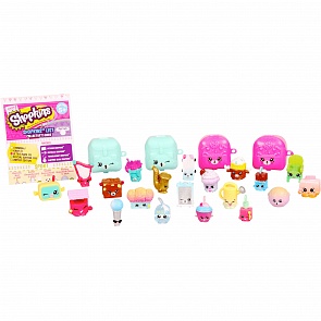 Игровой набор из серии Shopkins - 20 фигурок и 4 рюкзачка (Moose, 56182)